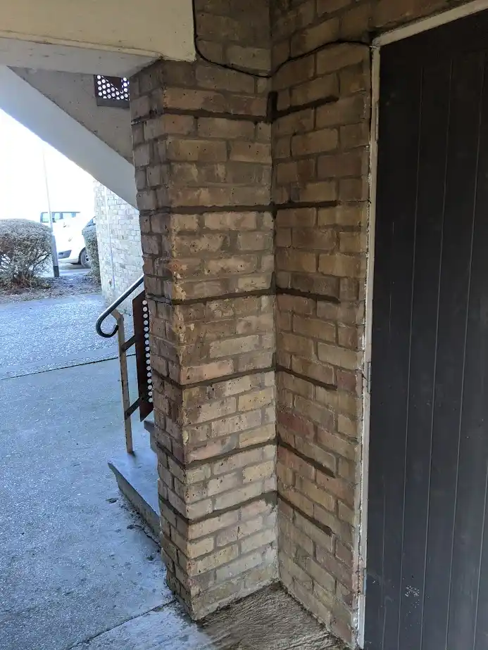 inspection and repaired brickwork cavity
