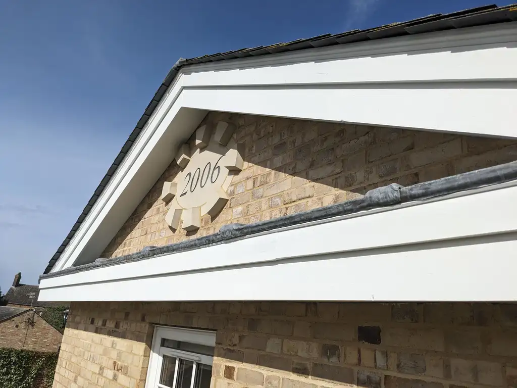 Fascia front of house