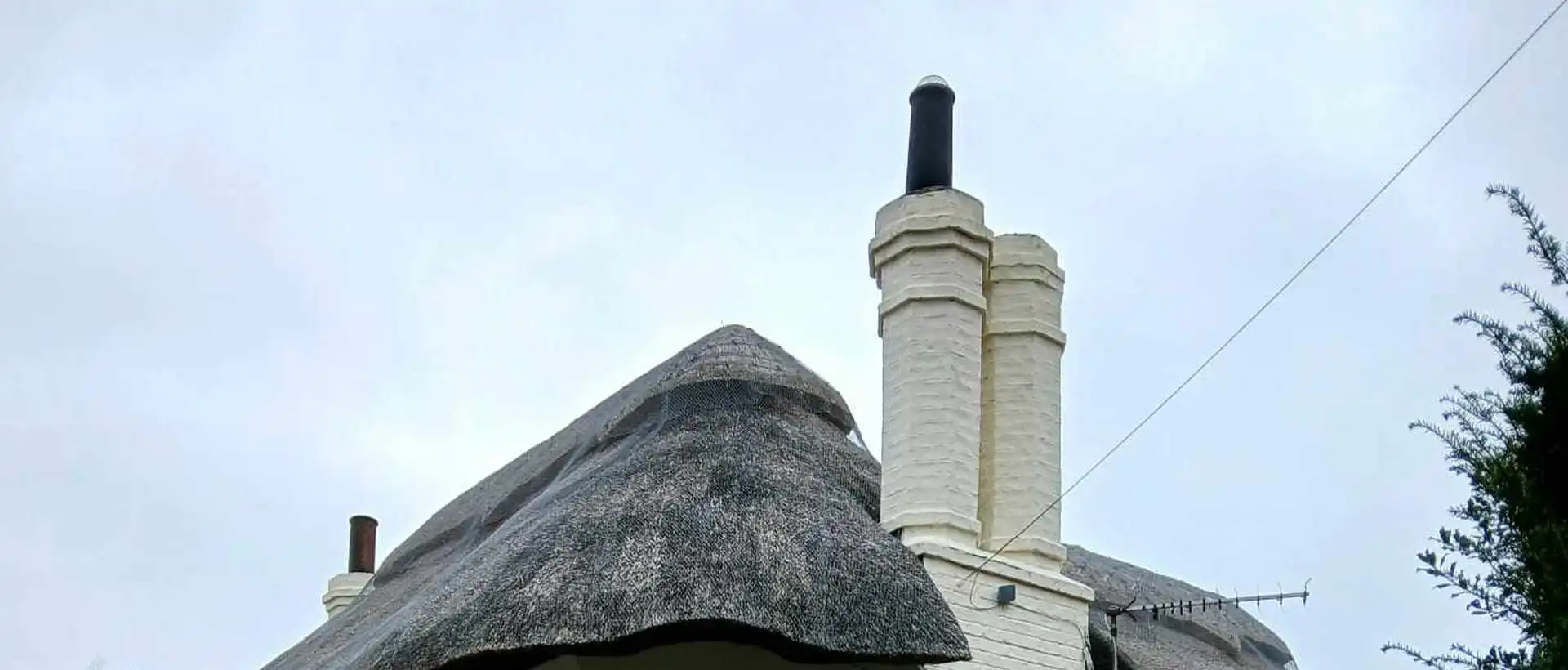 repaired historic chimney
