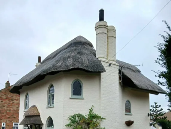 repaired chimney on listed building