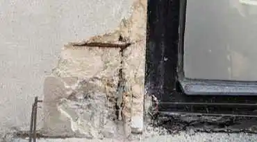 damaged concrete